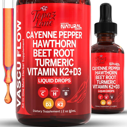 Vascu Glow - Cayenne Pepper & Beet Root Liquid Drops