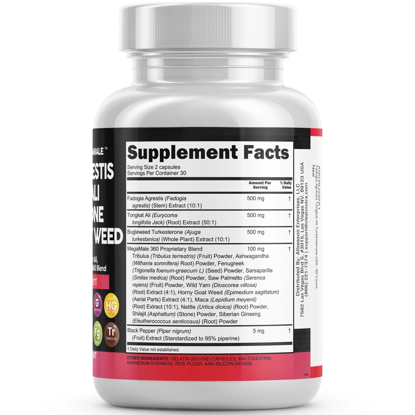 Megamale Tongkat & Turkesterone Capsules