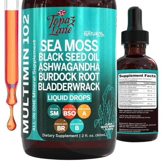 Liquid Sea Moss & Black Seed Oil Drops